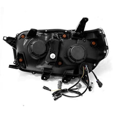 Load image into Gallery viewer, AlphaRex 10-13 Toyota 4Runner NOVA LED Proj Headlights Plank Style Alpha Black w/Seq Signal/DRL - GTR Auto
