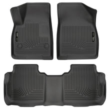 Load image into Gallery viewer, Husky Liners Weatherbeater 17-23 Cadillac XT5 / 17-23 GMC Acadia Front &amp; 2nd Seat Floor Liners - Blk - GTR Auto