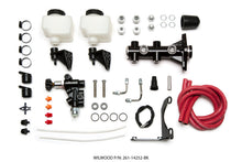 Load image into Gallery viewer, Wilwood Tandem Remote M/C Kit w L/H Bracket &amp; Prop Valve - 1 1/8in Bore Black
