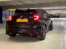 Load image into Gallery viewer, Rally Armor 20-26 Toyota GR Yaris Black Mud Flap w/Grey Logo