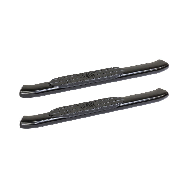 Westin 2014-2018 Chevy Silverado 1500 Reg Cab PRO TRAXX 5 Oval Nerf Step Bars - Black - GTR Auto