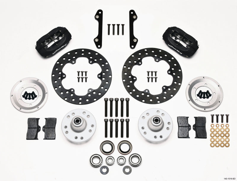 Wilwood Forged Dynalite Front Drag Kit Drilled Rotor 70-78 Camaro - GTR Auto