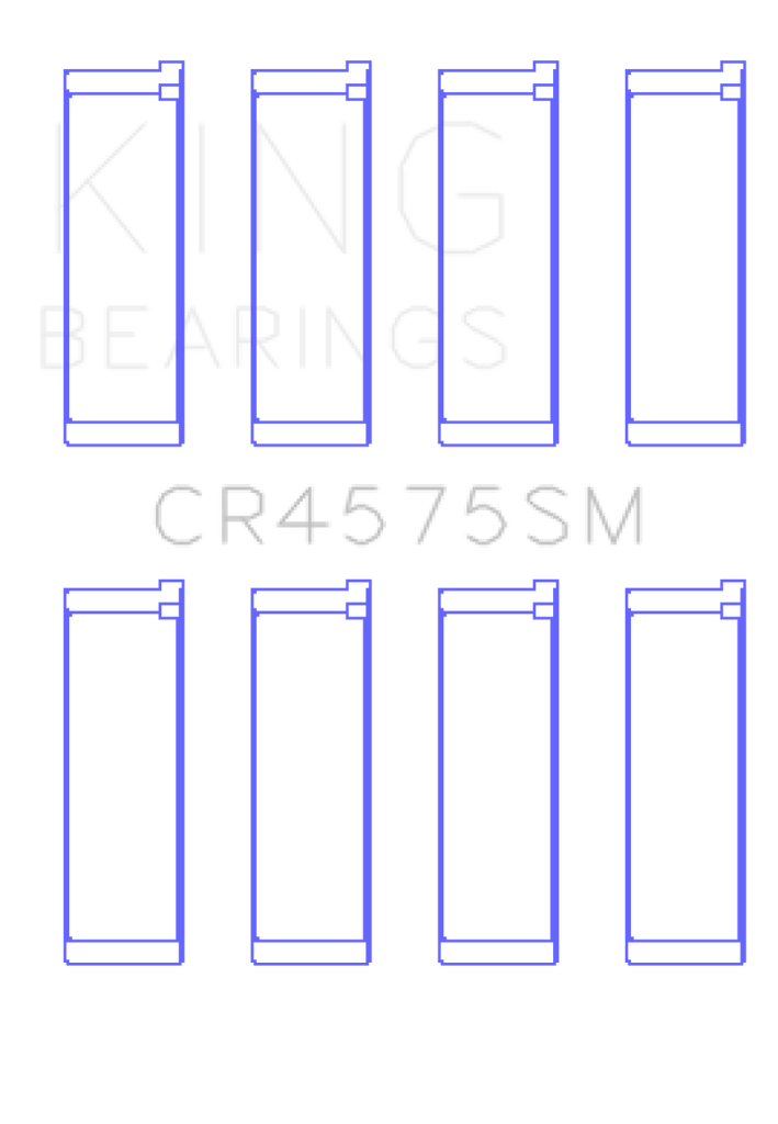 King Engine Bearings Hyundai i30 G4FC (Size +.50mm) Connecting Rod Bearing Set GCR4575SM0.5