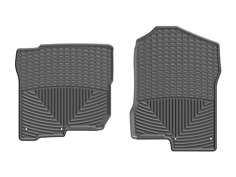 WeatherTech 2017+ Nissan Titan (Heating Vents Under Front Row Seats) Front Rubber Mats - Black W455