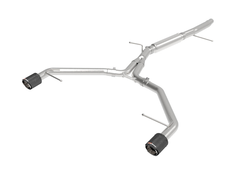aFe 17-19 Audi A4 (L4-2.0L) MACH Force-Xp  Stainless Steel Axle-Back Exhaust System - Carbon Tip - GTR Auto