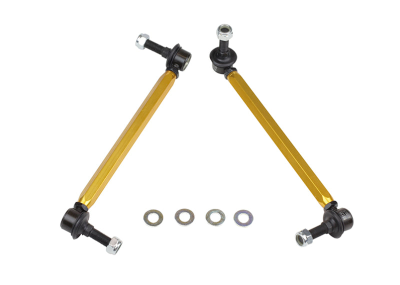 Whiteline 05+ Mustang Coupe 8cyl (Inc Shelby GT/ GT500) Front Swaybar Link Kit H/Duty Adj Steel Ball - GTR Auto