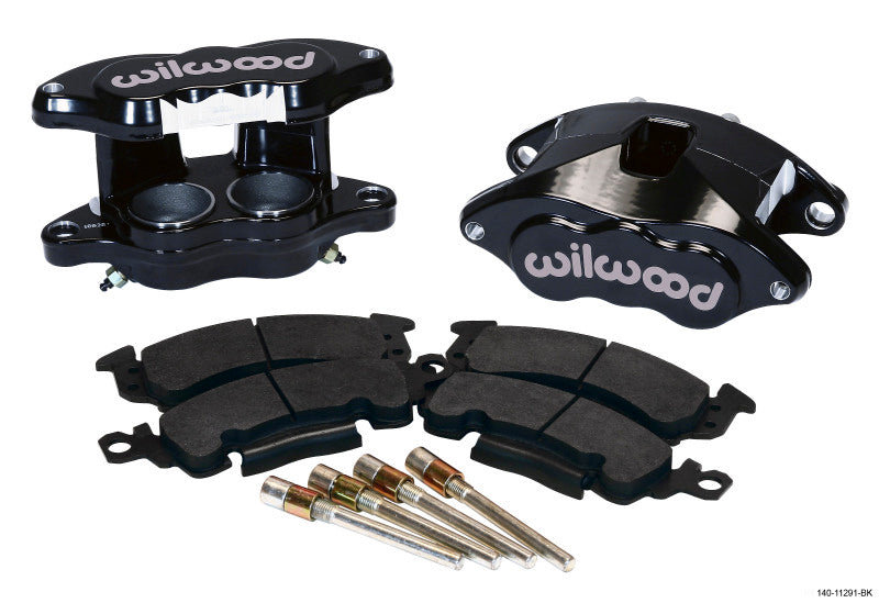 Wilwood D52 Front Caliper Kit - Black Powder 2.00 / 2.00in Piston 1.04in Rotor - GTR Auto