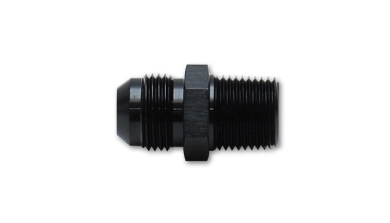 Vibrant -12AN to 1/2in NPT Straight Adapter Fitting - Aluminum - GTR Auto
