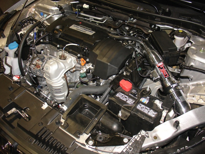 Injen 13-17 Honda Accord 2.4L 4cyl Black Cold Air Intake w/ MR Tech & Air Fusion (Converts to SRI) - GTR Auto