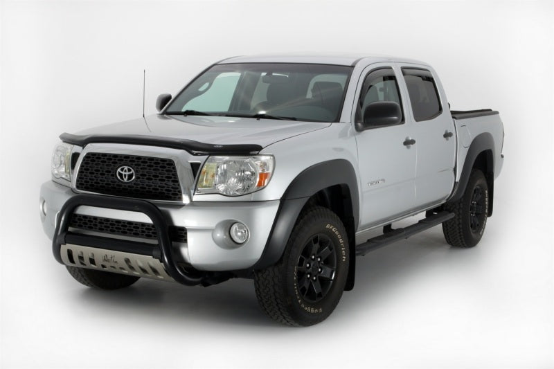 AVS 05-15 Toyota Tacoma Double Cab Ventvisor In-Channel Front & Rear Window Deflectors 4pc - Smoke - GTR Auto