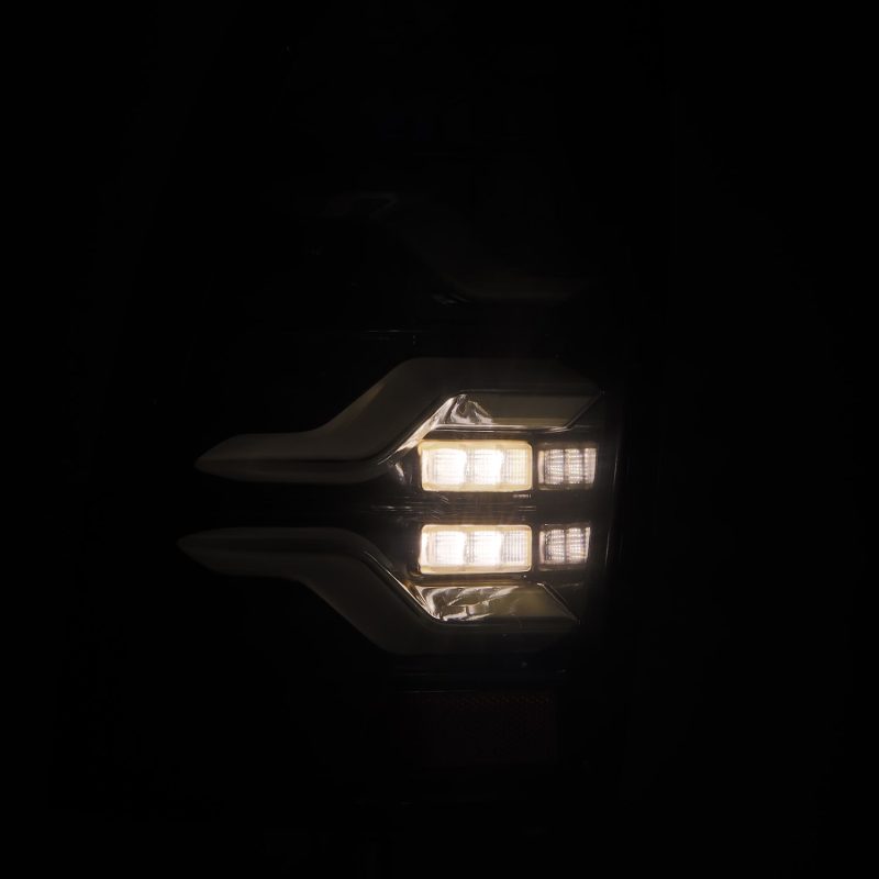 AlphaRex 05-15 Toyota Tacoma LUXX LED Taillights Alpha Blk w/Activ Light/Seq Signal - GTR Auto