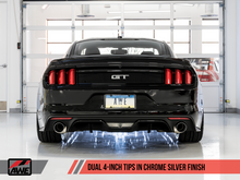 Load image into Gallery viewer, AWE Tuning S550 Mustang GT Cat-Back Exhaust - Track Edition (Diamond Black Tips)