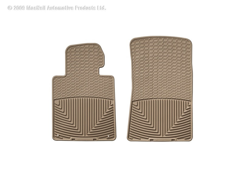 WeatherTech 99 BMW M3 Convertible Front Rubber Mats - Tan - GTR Auto