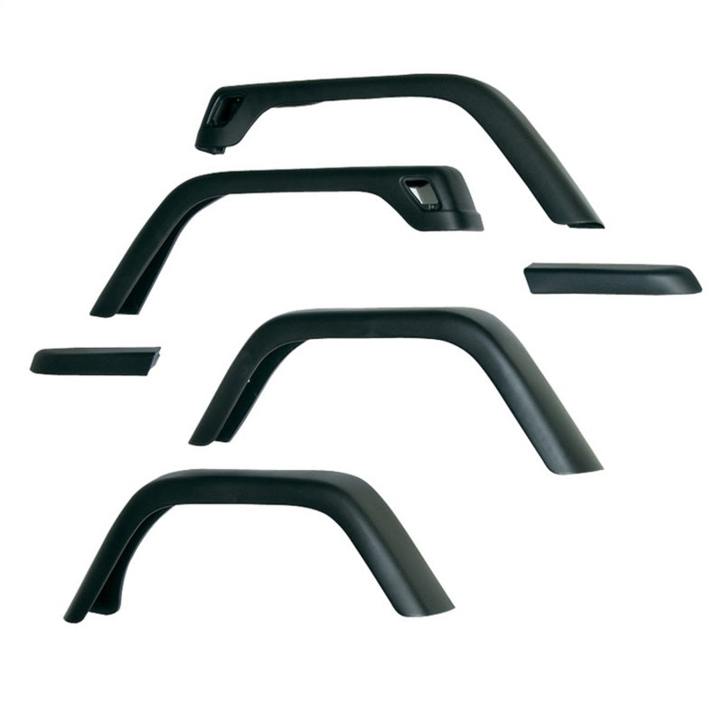 Omix 7-Inch Fender Flare Kit- 97-06 Jeep Wrangler - GTR Auto