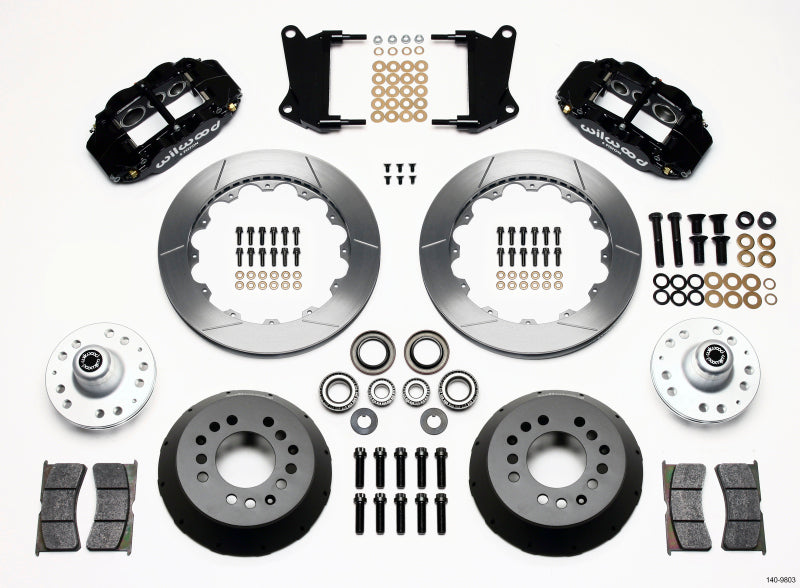 Wilwood Narrow Superlite 6R Front Hub Kit 12.88in 67-69 Camaro 64-72 Nova Chevelle - GTR Auto