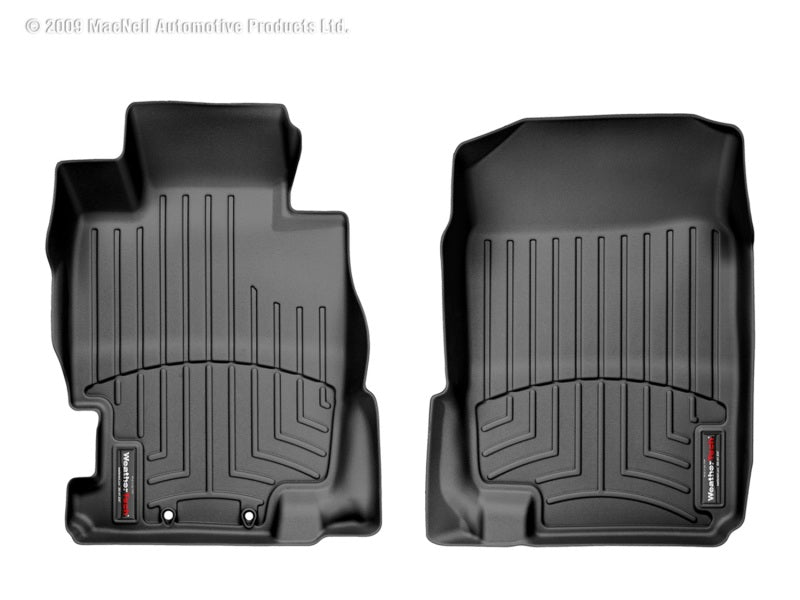 WeatherTech 04-08 Acura TL Front FloorLiner - Black - GTR Auto