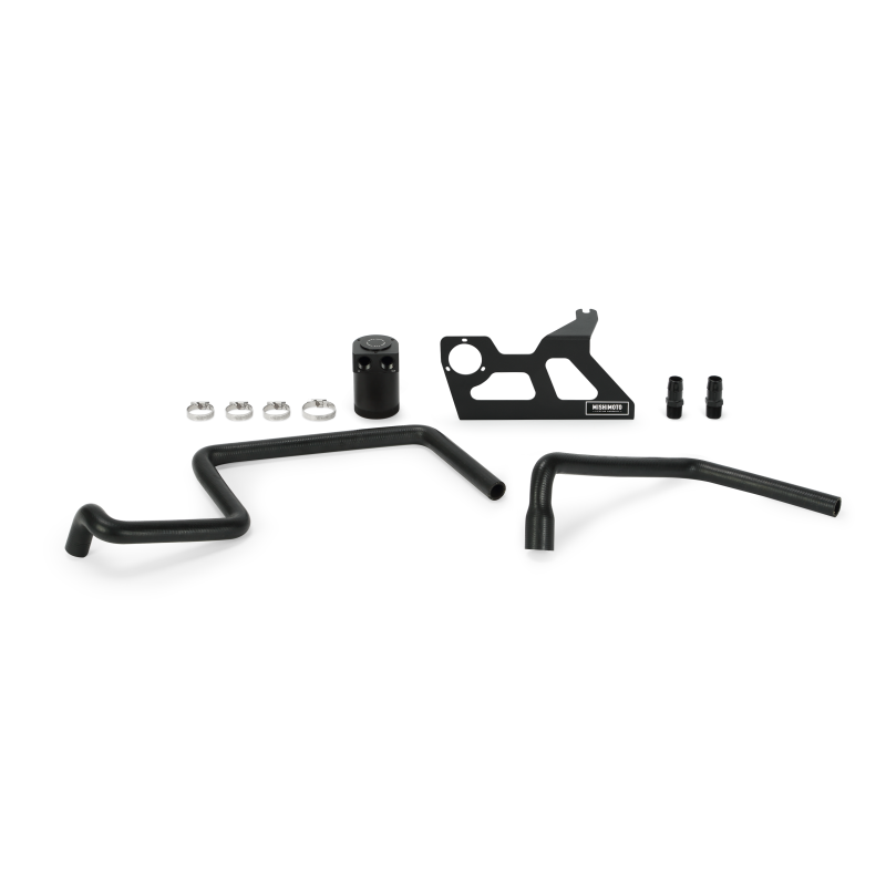 Mishimoto 07-11 Jeep Wrangler JK Baffled Oil Catch Can - Black - GTR Auto