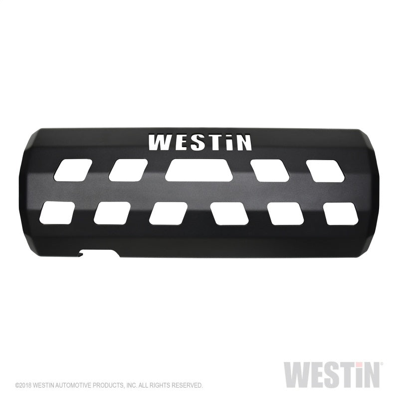 Westin 18-22 Jeep Wrangler JL (Excl. 4xe) Muffler Skid Plate - Tex. Blk - GTR Auto