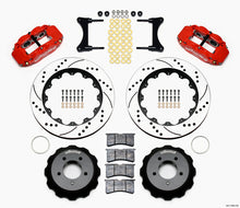 Load image into Gallery viewer, Wilwood Narrow Superlite 6R Front Hat Kit 14.00in Drill Red 93-96 Mazda RX7 - GTR Auto