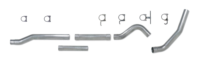 Diamond Eye KIT 4in Catback MFLR RPLCMENT PIPE SGL AL: 03-07 FORD 6.0L F250/F350 (Extended Cab Only) - GTR Auto