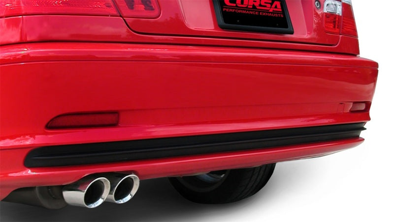 Corsa 2001-2006 BMW 325i/ci Convertible E46 Polished Sport Axle-Back Exhaust - GTR Auto