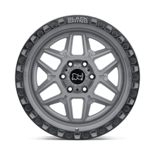 Load image into Gallery viewer, BRKLS 18X9 5X5.0 BTL-GRY-BLKLP -18MM