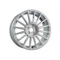Load image into Gallery viewer, OZ RALLY ASFALTO AL 18 X 8 +38 5 X 114.3 CBN/A WHITE RED LETTERING - GTR Auto