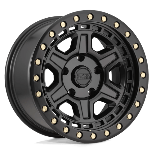 BRREN 17X9 5X4.5 M-BLK-BLTS -18MM