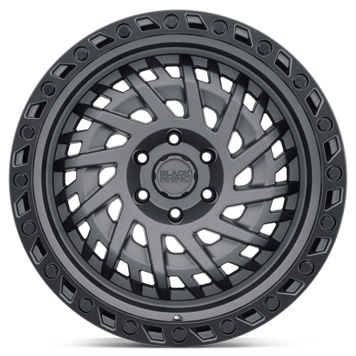 BRSHD 17X9 5X5.0 M-GNMTL-BLK-LP -18MM